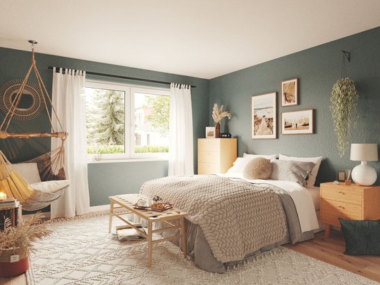 Bungalow-128-Schlafzimmer